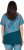 Ulla Popken Quick Drying Geometric Print Short Sleeve Tee Dark Petrol - Apdrukāti T-krekli sievietēm - 