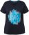 Ulla Popken BISOUS Short Sleeve Graphic Tee Navy Blue - Apdrukāti T-krekli sievietēm - 
