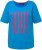 Ulla Popken LOVE Short Sleeve Graphic Tee Sapphire Blue - Apdrukāti T-krekli sievietēm - 