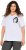 Ulla Popken Embroidered Face Motif Short Sleeve V-Neck Tee Light Grey Melange - Apdrukāti T-krekli sievietēm - 