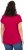 Ulla Popken Metallic Animal Cap Sleeve Graphic Tee Dark Raspberry - Apdrukāti T-krekli sievietēm - 