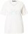 Ulla Popken Embroidered Sunrise Lettering Tee Off-White - Apdrukāti T-krekli sievietēm - 