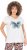 Ulla Popken Free Spirit Butterfly Cap Sleeve Graphic Tee Off-White - Apdrukāti T-krekli sievietēm - 