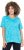 Ulla Popken Abstract Animal Print Short Sleeve Tee Deep Aqua - Apdrukāti T-krekli sievietēm - 