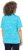 Ulla Popken Abstract Animal Print Short Sleeve Tee Deep Aqua - Apdrukāti T-krekli sievietēm - 