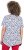 Ulla Popken Bow Print Short Sleeve Pointed Hem Tee Snow White - Apdrukāti T-krekli sievietēm - 