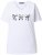 Ulla Popken Bow Short Sleeve Graphic Tee Snow White - Apdrukāti T-krekli sievietēm - 