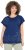 Ulla Popken Textured Paisley Motif Cap Sleeve Tee Navy - Apdrukāti T-krekli sievietēm - 
