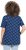 Ulla Popken Tile Print Short Sleeve Pleated Tee Dark Blue - Apdrukāti T-krekli sievietēm - 