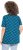 Ulla Popken Tile Print Short Sleeve Pleated Tee Teal - Apdrukāti T-krekli sievietēm - 