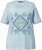 Ulla Popken Paisley Short Sleeve Graphic Tee Light Moss Green - Apdrukāti T-krekli sievietēm - 