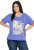 Ulla Popken Lady Of The Moon Short Sleeve Graphic Tee Lavender - Apdrukāti T-krekli sievietēm - 
