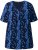 Ulla Popken Letter Print Short Sleeve Tee Navy - Apdrukāti T-krekli sievietēm - 