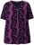 Ulla Popken Letter Print Short Sleeve Tee Magnolia Red - Apdrukāti T-krekli sievietēm - 