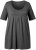 Ulla Popken Essential Front Pleat Tee Graphite Grey - T-krekli - 