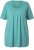 Ulla Popken Essential Front Pleat Tee Green - T-krekli - 