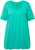Ulla Popken Essential Front Pleat Tee Turquoise Green - T-krekli - 