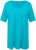 Ulla Popken Essential Front Pleat Tee Deep Aqua - T-krekli - 