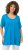 Ulla Popken Essential Front Pleat Tee Sapphire Blue - T-krekli - 
