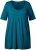 Ulla Popken Essential Front Pleat Tee Cerulean - T-krekli - 