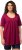 Ulla Popken Essential Front Pleat Tee Magnolia Red - T-krekli - 