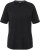Ulla Popken Piping Accent Functional UVP 50+ Stretch Knit Top Black - T-krekli - 