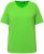 Ulla Popken Piping Accent Functional UVP 50+ Stretch Knit Top Light Green - T-krekli - 
