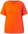 Ulla Popken Piping Accent Functional UVP 50+ Stretch Knit Top Orange Red - T-krekli - 
