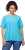 Ulla Popken Piping Accent Functional UVP 50+ Stretch Knit Top Bright Turquoise - T-krekli - 
