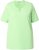Ulla Popken Essential Notch Neck Stretch Tee Light Green - T-krekli - 