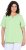 Ulla Popken Essential Notch Neck Stretch Tee Light Green - T-krekli - 