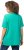 Ulla Popken Essential Notch Neck Stretch Tee Turquoise Green - Ulla Popken - 