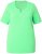 Ulla Popken Essential Notch Neck Stretch Tee Mint Green - T-krekli - 