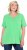 Ulla Popken Essential Notch Neck Stretch Tee Mint Green - T-krekli - 