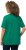 Ulla Popken Essential Notch Neck Stretch Tee Emerald Green - T-krekli - 