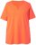 Ulla Popken Essential Notch Neck Stretch Tee Coral Pink - T-krekli - 