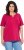 Ulla Popken Essential Notch Neck Stretch Tee Dark Raspberry - T-krekli - 