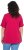 Ulla Popken Essential Notch Neck Stretch Tee Dark Raspberry - T-krekli - 