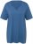 Ulla Popken Essential Notch Neck Stretch Tee Denim Blue - T-krekli - 