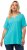 Ulla Popken Essential Notch Neck Stretch Tee Deep Aqua - T-krekli - 