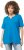 Ulla Popken Essential Notch Neck Stretch Tee Sapphire Blue - T-krekli - 