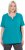 Ulla Popken Essential Notch Neck Stretch Tee Teal - T-krekli - 