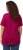 Ulla Popken Essential Notch Neck Stretch Tee Magnolia Red - T-krekli - 