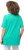 Ulla Popken Essential Square Neck Stretch Tee Turquoise Green - T-krekli - 