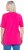 Ulla Popken Essential Square Neck Stretch Tee Magenta Pink - T-krekli - 