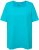 Ulla Popken Essential Square Neck Stretch Tee Deep Aqua - T-krekli - 