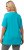 Ulla Popken Essential Square Neck Stretch Tee Deep Aqua - T-krekli - 