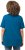 Ulla Popken Essential Square Neck Stretch Tee Medium Blue - T-krekli - 