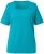 Ulla Popken Essential Square Neck Stretch Tee Teal - T-krekli - 