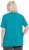 Ulla Popken Essential Square Neck Stretch Tee Teal - T-krekli - 